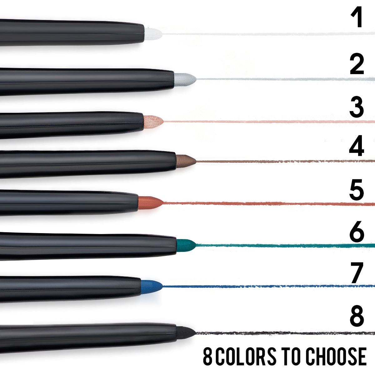 Orvelia Milano – Waterproof Color Art Eyeliner Set